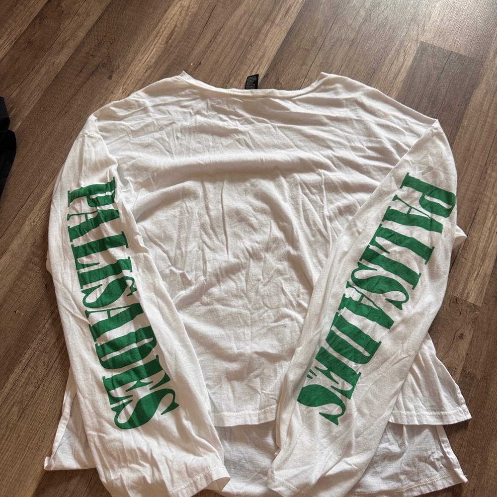 Forever 21 White Long Sleeve Top